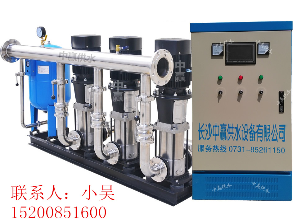變頻恒壓供水設(shè)備哪家好？中贏供水機(jī)器人焊接代替人大勢所趨